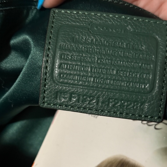 Authentic Green Coach Purse NWT - Picture 6 of 6
